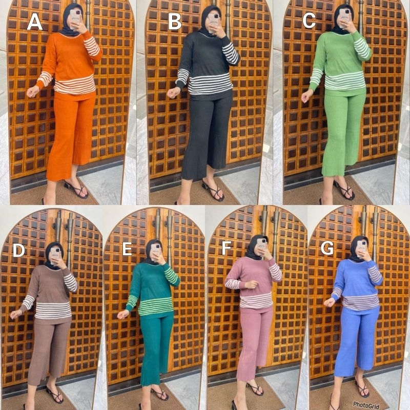 One set rajut salur 3 by Zara