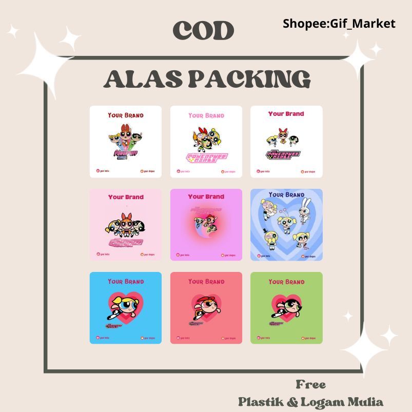

Alas Packing | Cod | Free Ongkir | power puff girl | Paper Aksesoris |FREE LOGAM MULIA|FREE PLASTIK| | Kertas Dudukan | Cute Paper | Alas Packaging|Tidak ada minal order|Tag Kalung|Tag cincin||Tag aksesories|cartoon|kartun|power puff girl