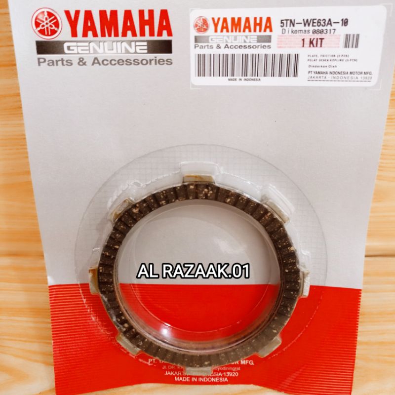 Kampas Kopling/Plat Kopling 5TN Yamaha Jupiter Z Lama/Jupiter z Burhan/Vega r New/Vizr/Vega Lama