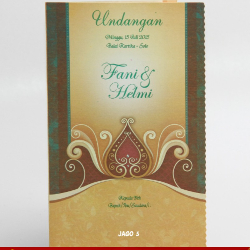 BLANGKO UNDANGAN JAGO 5 | SABINA UNDANGAN