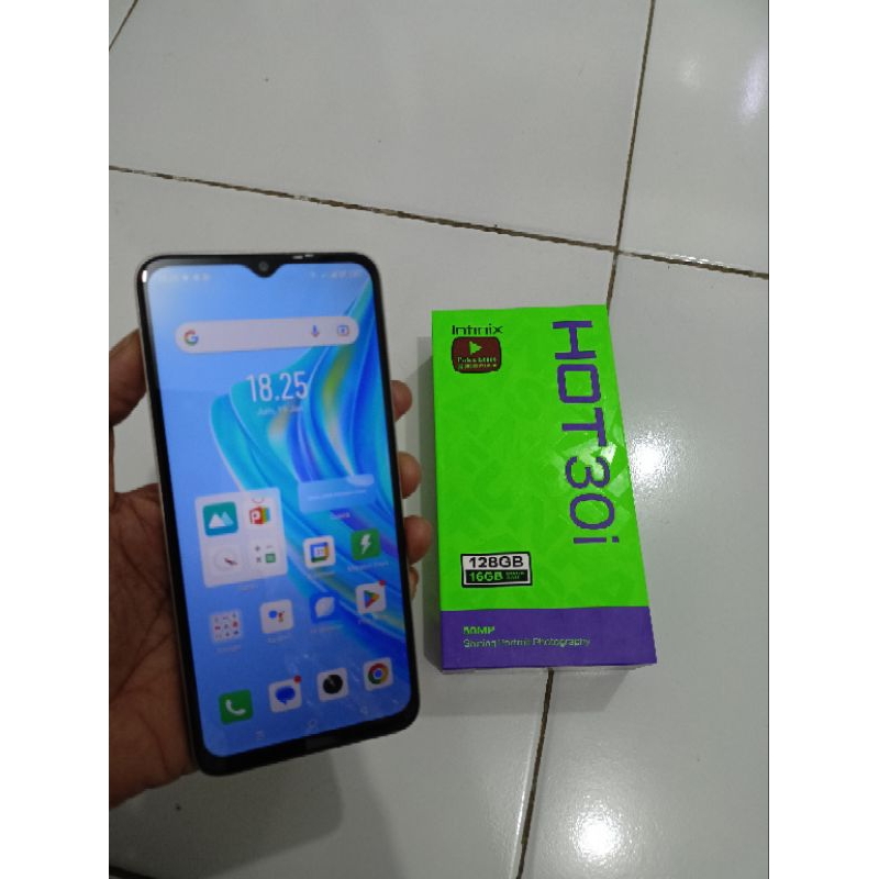 infinix hote 30i second mulus 98% kayak baru