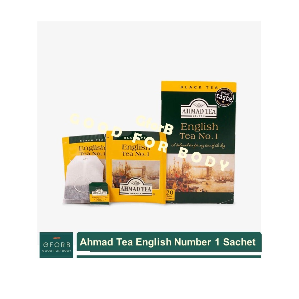 

SACHET English Number 1 Black Tea Ahmad Tea London Teh Hitam Diet Sehat