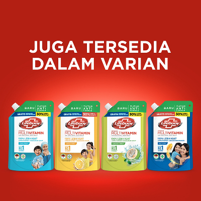 Lifebuoy Cair 400ml Sabun Mandi | Sabun Cair