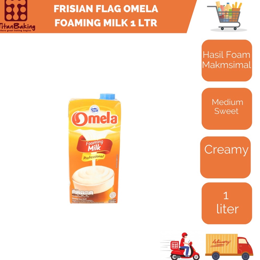 

Tren Baru Frisian Flag Omela Foaming 1 ltr Susu Creamer