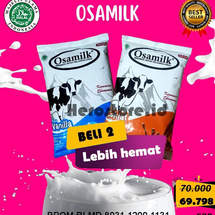 

Sikat Sekarang SUSU OSAMILK ORIGINAL 1 Penggemuk Badan Penambah Nafsu Makan 5 g