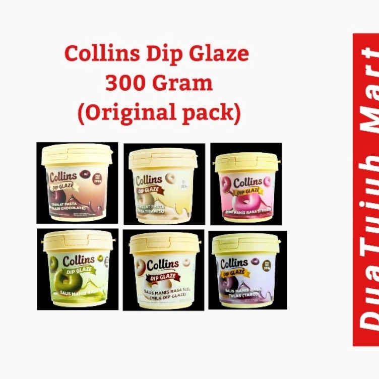 

Yuk di order Collins Dip Glaze 3 Gram Kemasan EmberCokelatTiramizuStrawberryTaroSusuGreen Tea