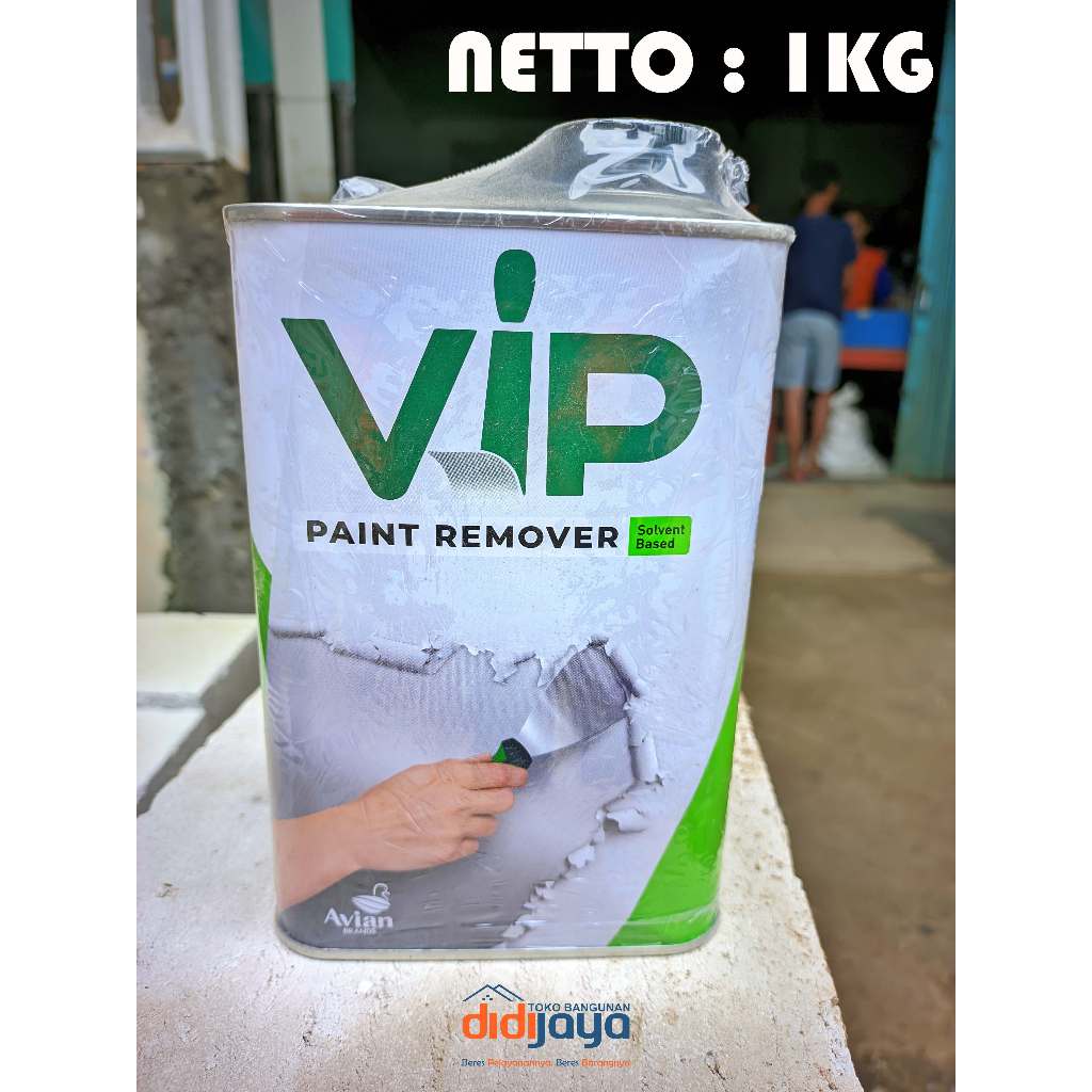 Cat Remover - Pengilang CAT - PAINT REMOVER VIP 1KG - PERONTOK CAT VIP