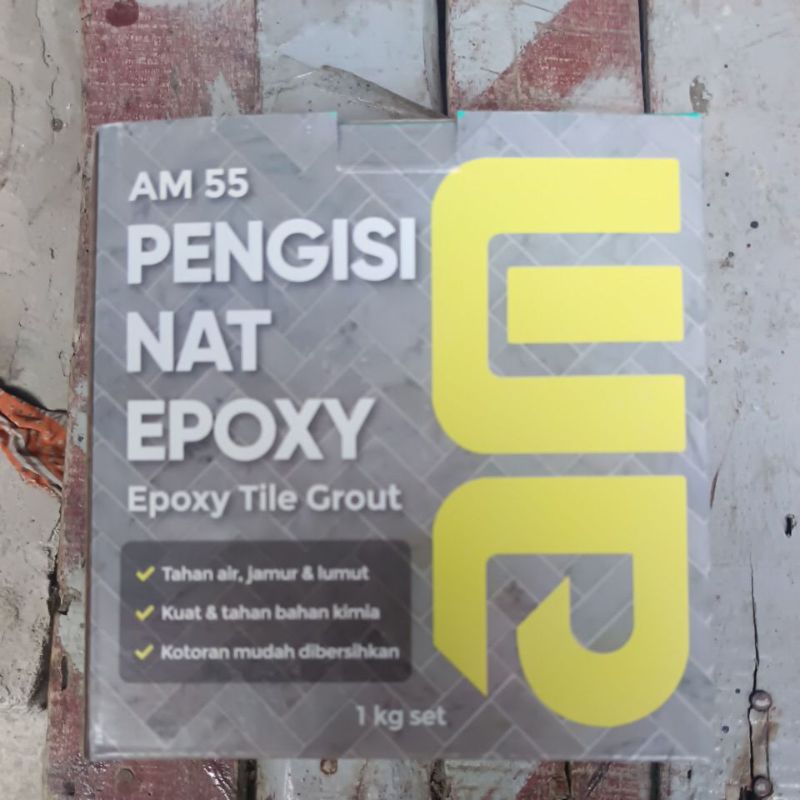 AM 55 white - epoxy tilegrout 1 kg set