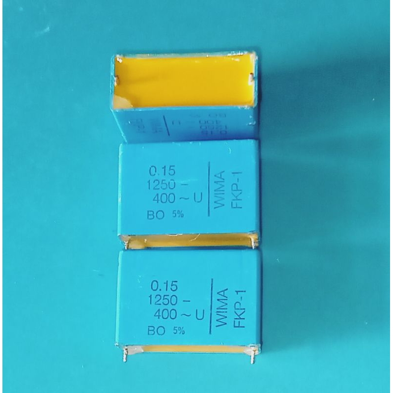 kapasitor WIMA 0.15 1250-400~ bekas