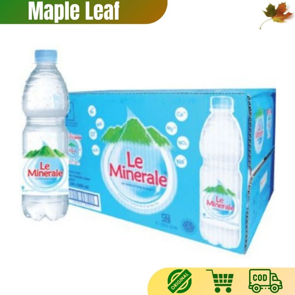 

LE MINERALE Air Mineral 600ml (Dus=Isi 24)