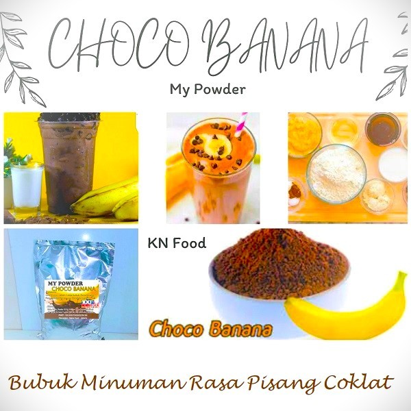 

1Kg -Powder Rasa Coklat Pisang - Coklat Banana