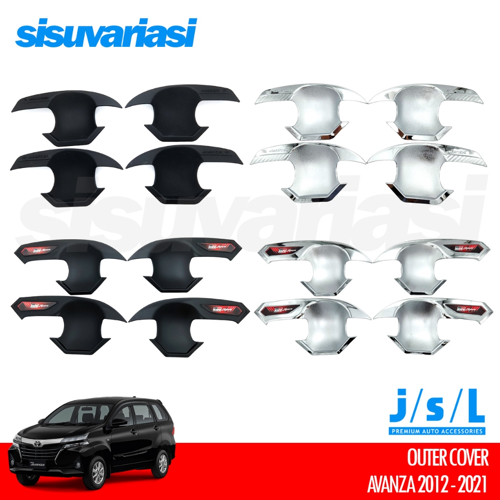 Avanza 2012 2013 2014 Aksesoris Cover Outer Mangkok Pintu JSL