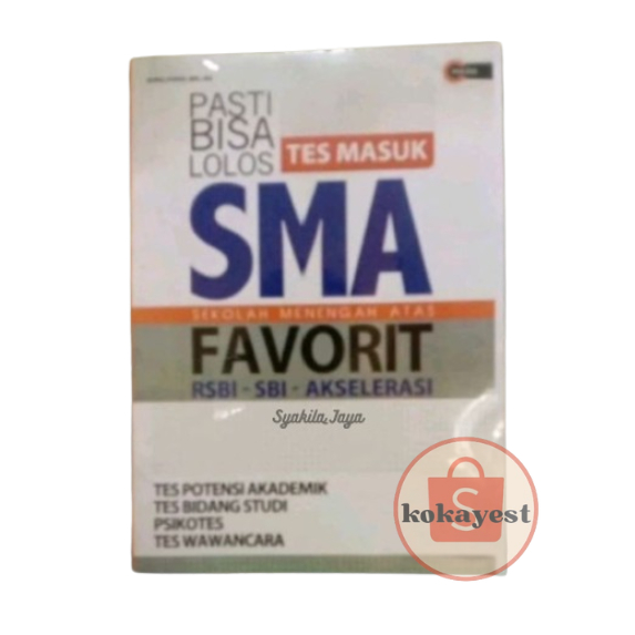 

baru Buku Pasti Bisa Lolos Tes Masuk SMA Favorit