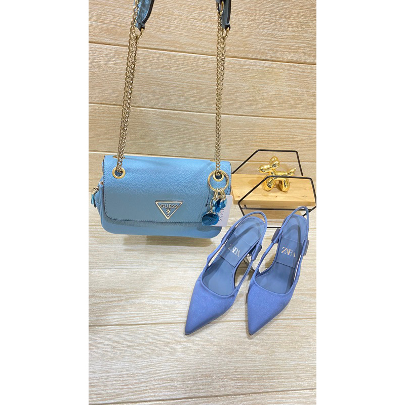 SET BLUE 300 hels zr box & bag gess only size 23x13x15cm ✅