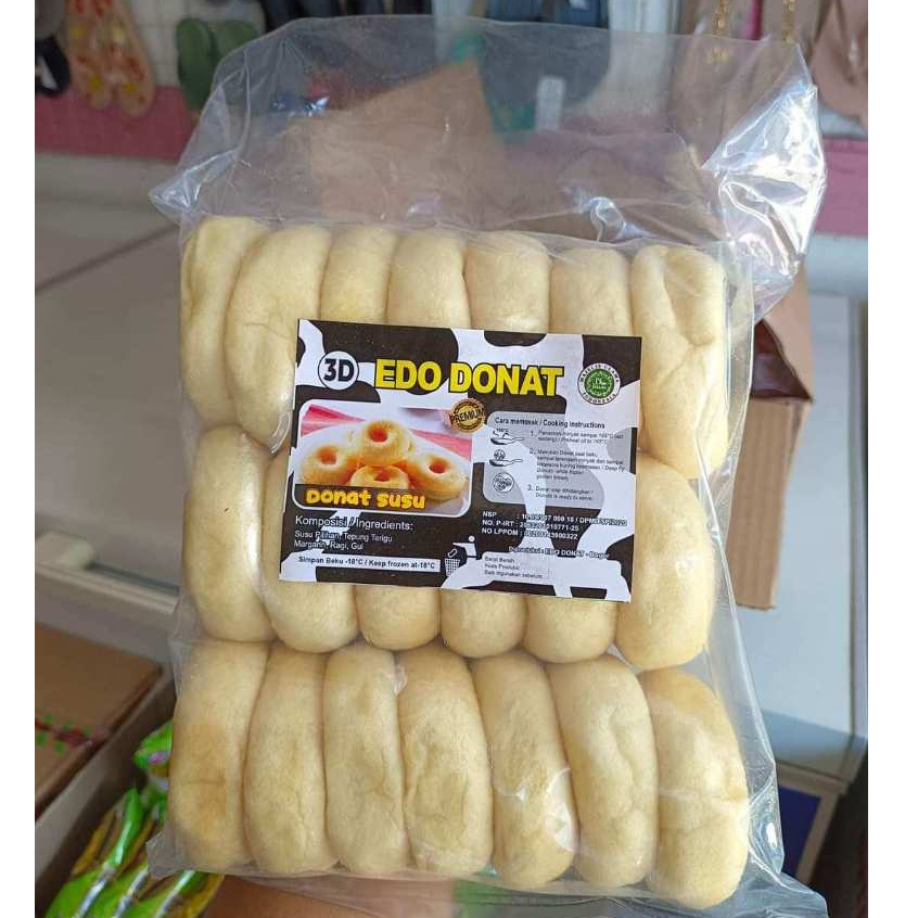 

Donat Kentang Susu 3D Edo| Donut Kentang Edo isi [10Pcs - 20Pcs] Donat Susu Edo - 300Gram