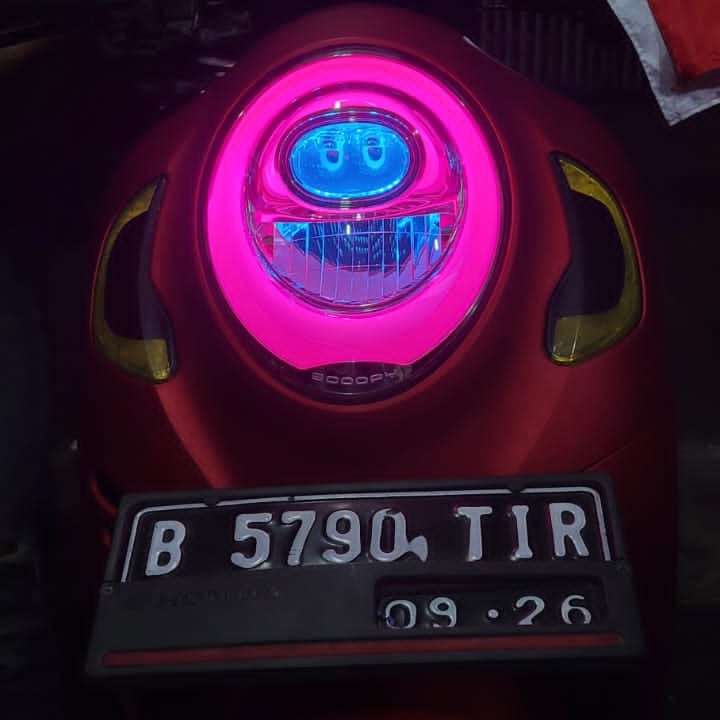LAMPU ALIS NEW SCOOPY 2020 -2023 / PAKET 1SET ALIS DAN SEIN GRATIS DEMON/DEVIL EYES DRL FLEXIBLE / 6