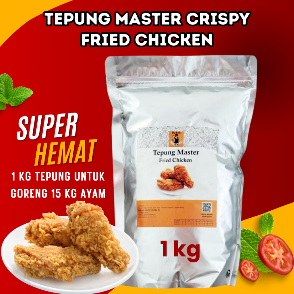 

Tepung Biang Premium Fried Chicken 1 kg Premix