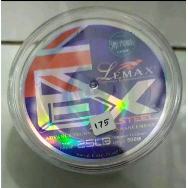Senar Pancing LEMAX 25 LB size 0,32