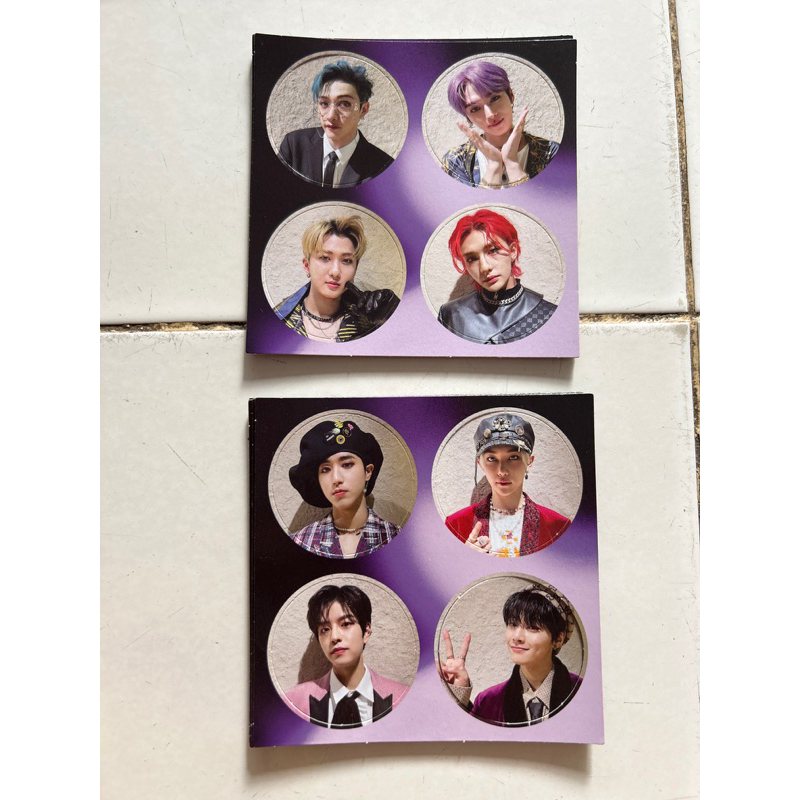 ready sticker face maniac album oddinary stray kids
