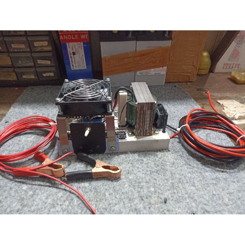 inverter pac trafo 5amper murni 14transistor + kipas pendingin