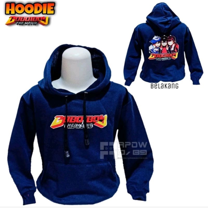 Hoodie Anak Usia Motif Boboyboy/ Sweater Hoodie anak