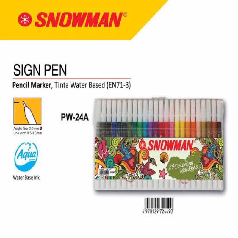 

SPIDOL KECIL SNOWMAN PW-24A