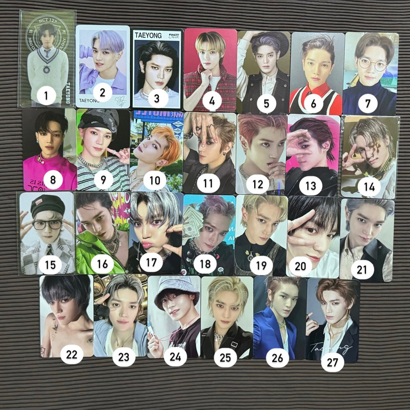 [1] TAEYONG PHOTOCARD OFFICIAL NCT 127 Shalala Collector Thorn Mumo Benefit Kpopmerch Hottracks Ayyo