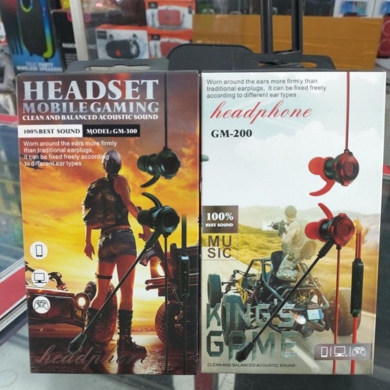 Headset Gaming Kabel GM200 - GM300