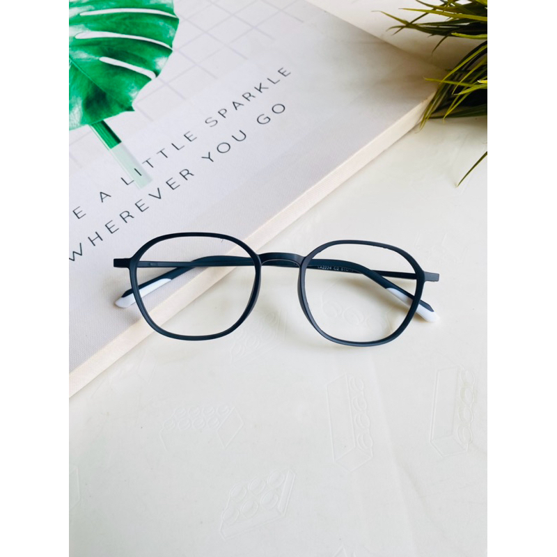 frame kacamata oval bahan lentur  okin