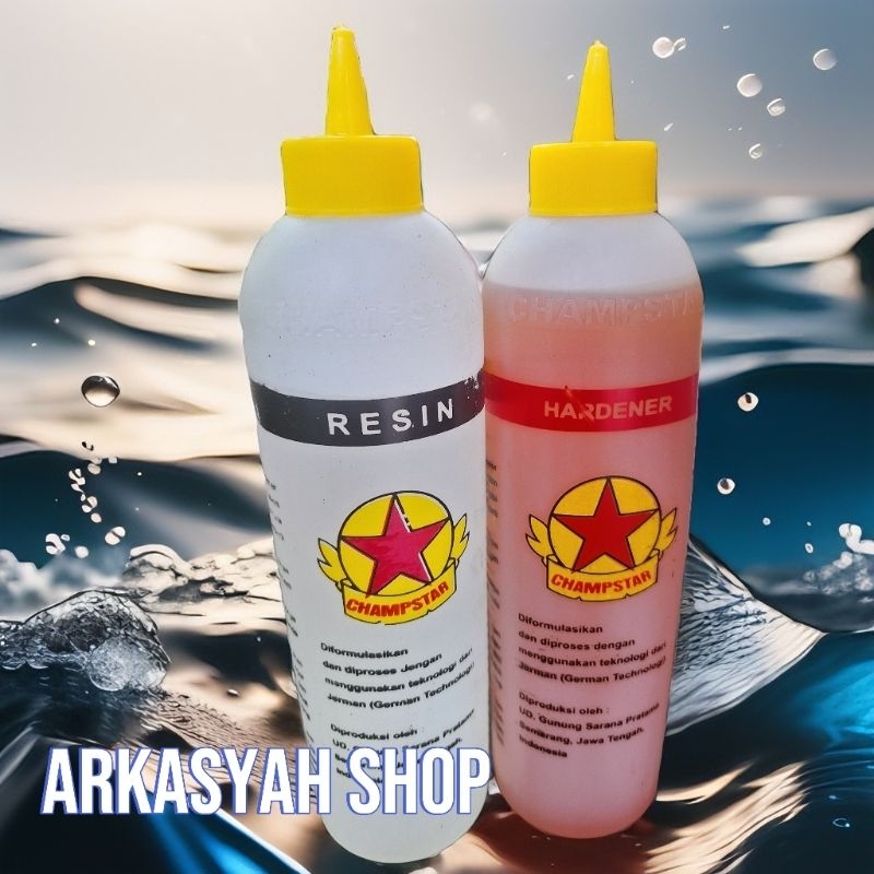 LEM BINTANG EPOXY HARDENER RESIN 600 GRAM (LEM KAYU LEM 2 KOMPONEN LEM SUPER KUAT)