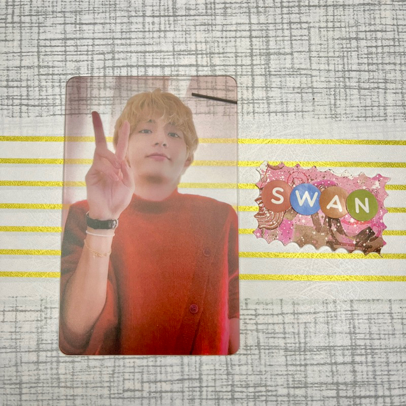 Photocard BTS POB PVC Layover Taehyung V Official
