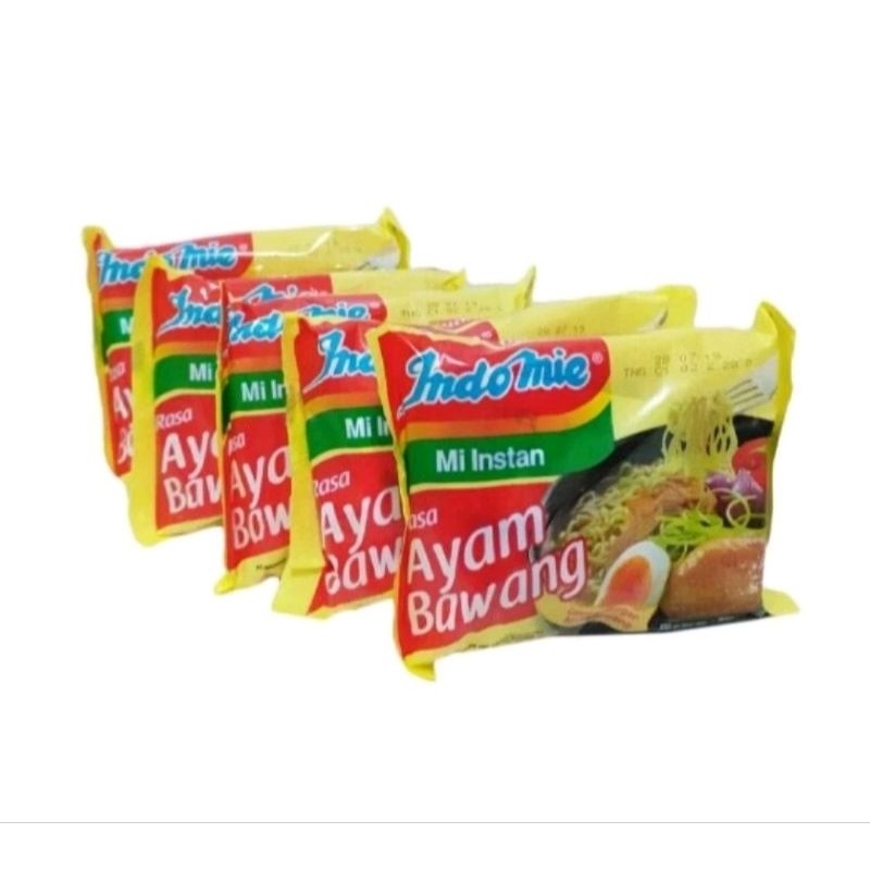 

Indomie ayam bawang isi 5 pcs