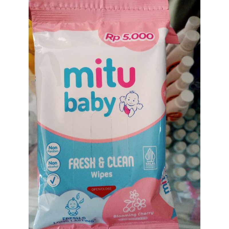 MITU BABY FRESH & CLEAN WIPES 30 SHEETS