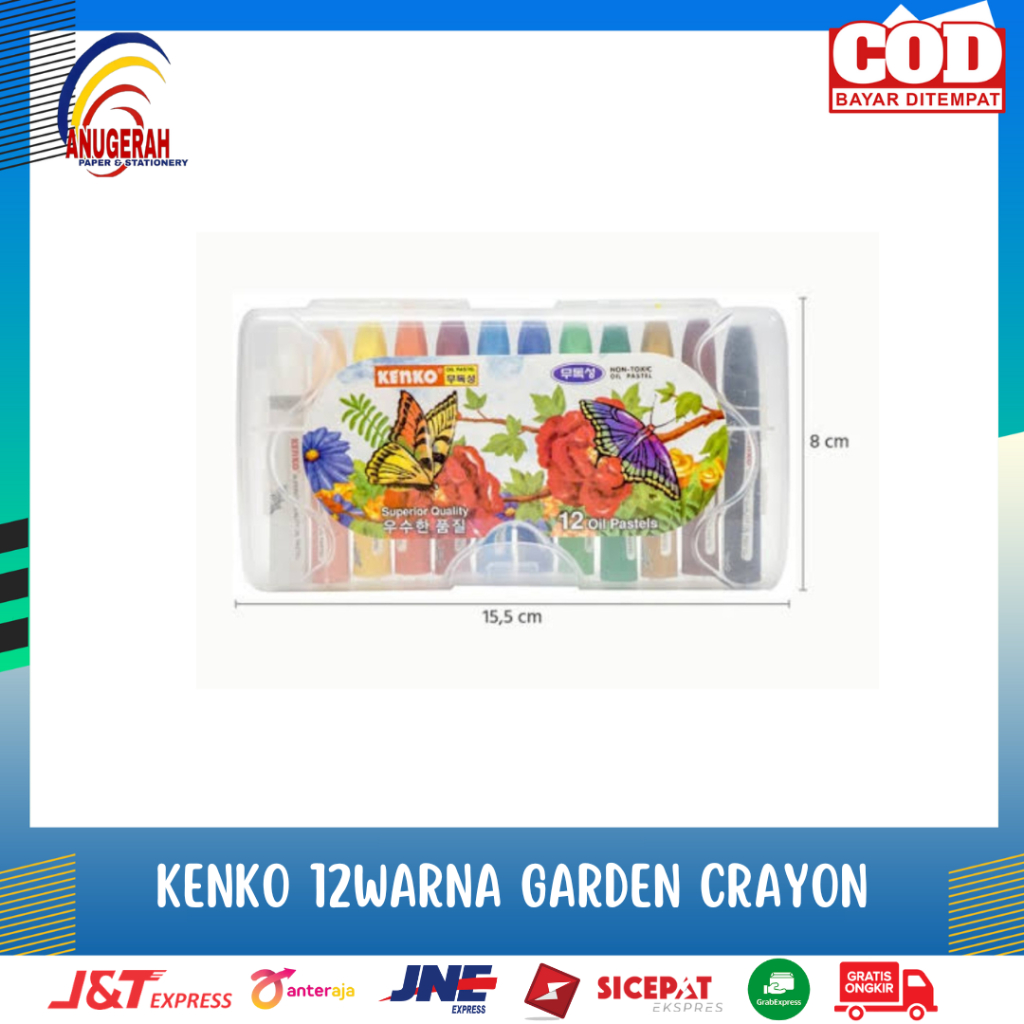 

KENKO GARDEN CRAYON 12 WARNA (PCS)