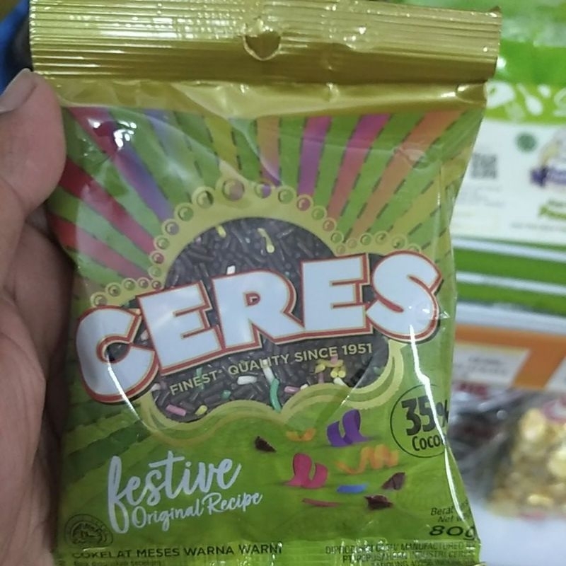 

meses Ceres warna warni kemasan 80gr