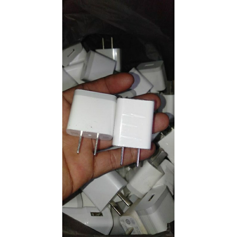 Adaptor Batok Charger Copotan Xiaomi Putih Colokan pipih