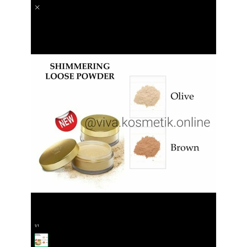 viva queen shimmering loose powder