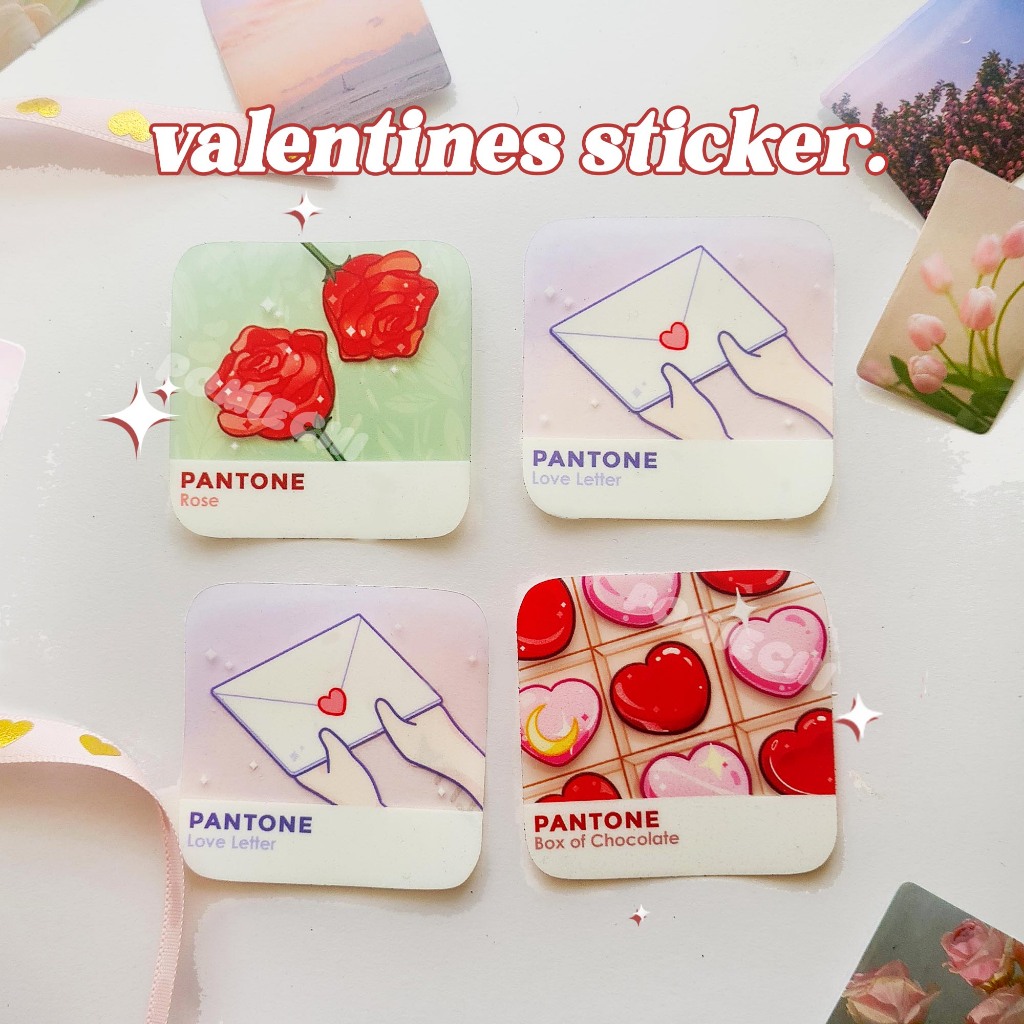 

Pantone Valentines Love Sticker Aesthetic by Pomiechi
