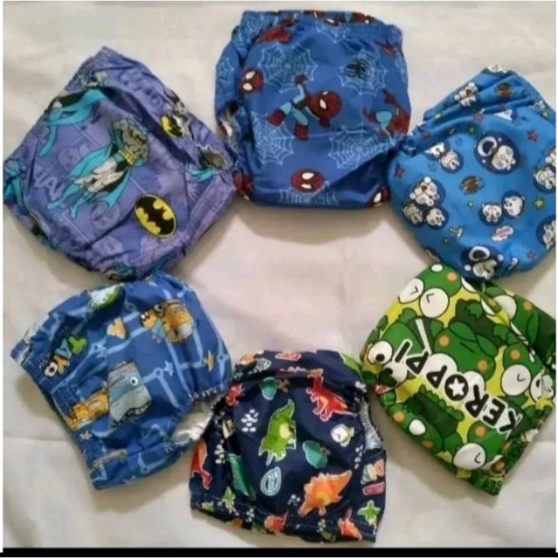 Popok Kain Cuci Ulang Paket Hemat 5 Pcs Insetnya Menyatu Dengan Celana