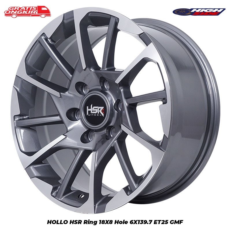 Velg Hsr Hollo Ring 18 Mobil Hyundai H1, Panther New, Hilux Double, Pajero