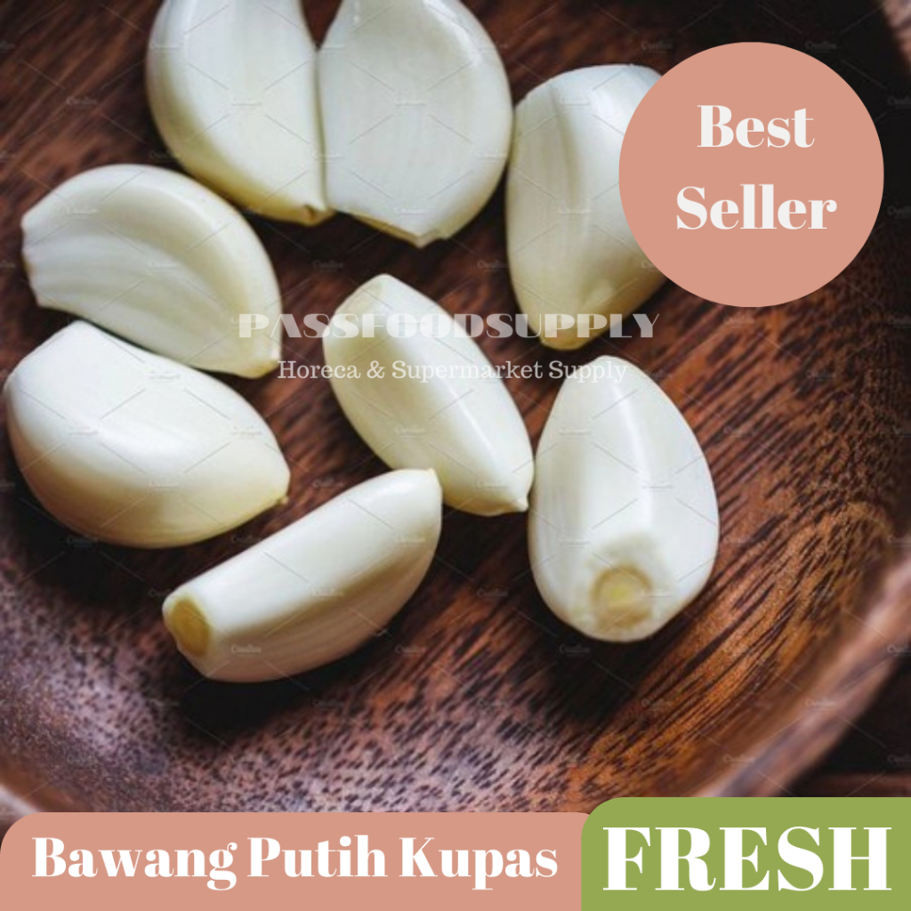 

bawang putih kupas 500gr - segera kirim instant