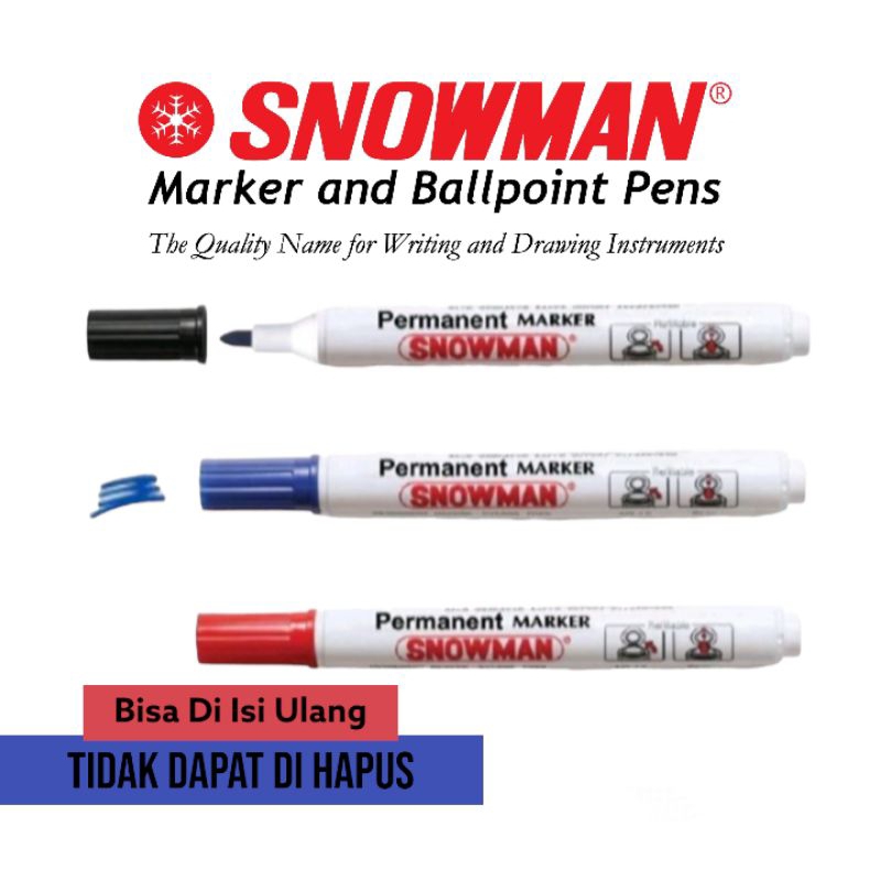 

SPIDOL SNOWMAN PERMANENT MARKER BG-12