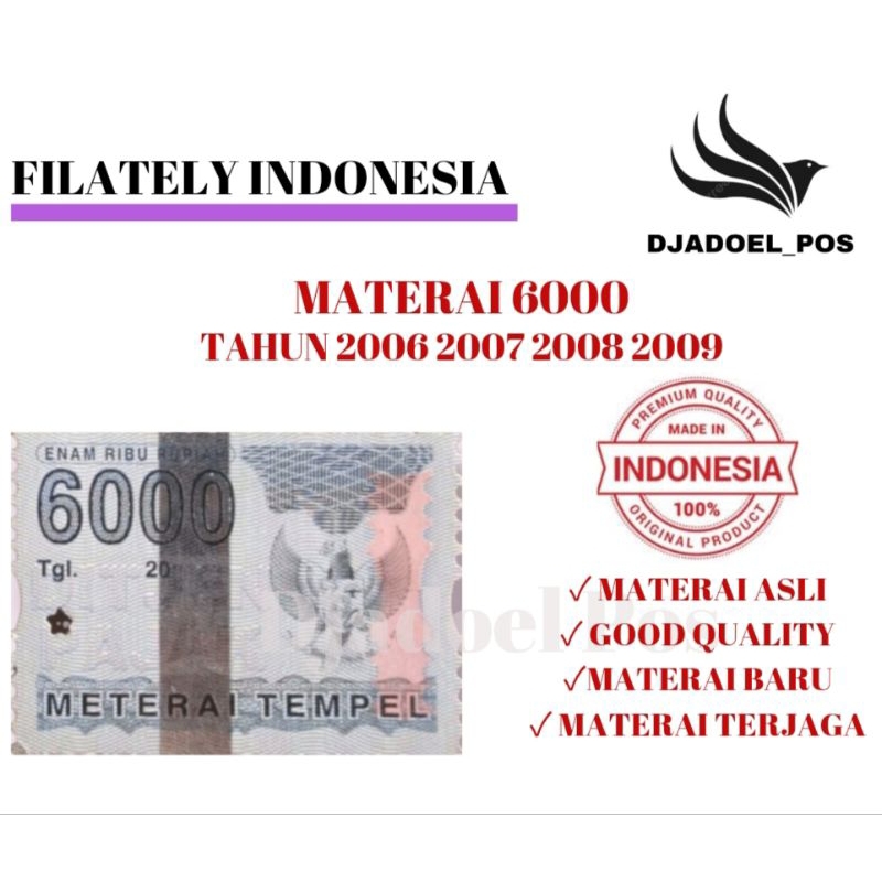 

Perangko 6000 Tahun 2006 2007 2008 2009 (Baru)