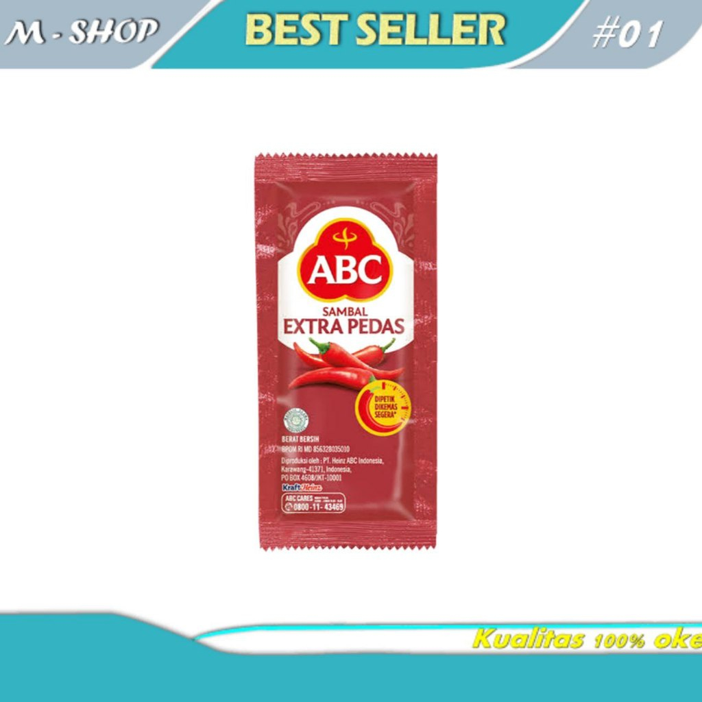 

Sambal ABC extra pedas sachet