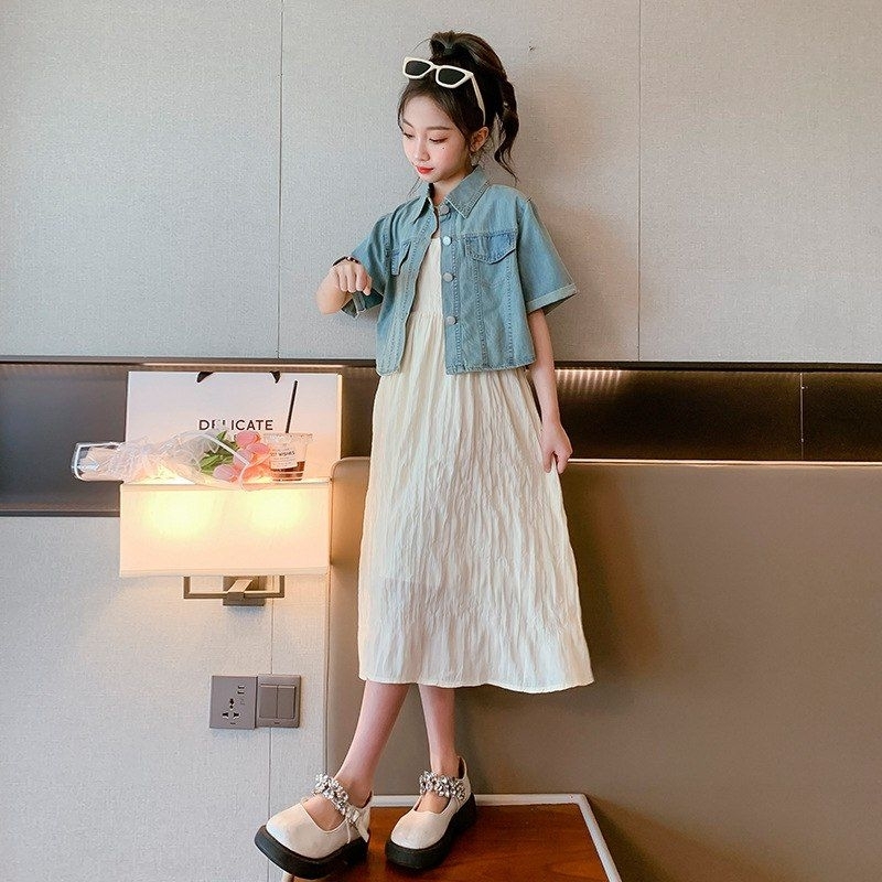 Dress girls crumpled swell groovy