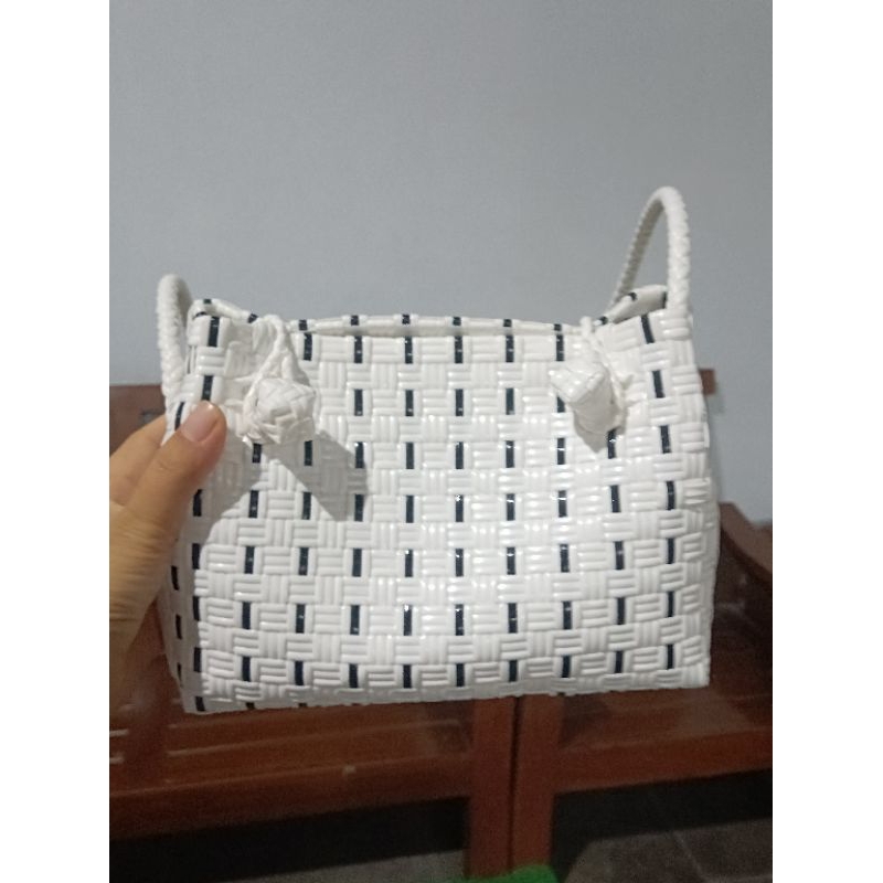 tas anyam jali premium mini selempang panjang