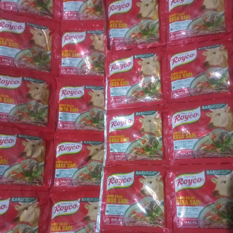 

[ 1 rtg isi 12 pcs ] Royco kaldu sapi dan ayam renteng