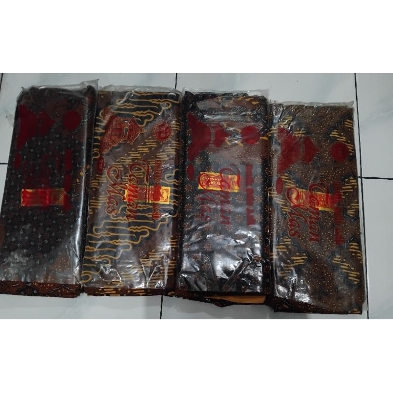 jarik taman mas,kain batik pekalongan warna coklat