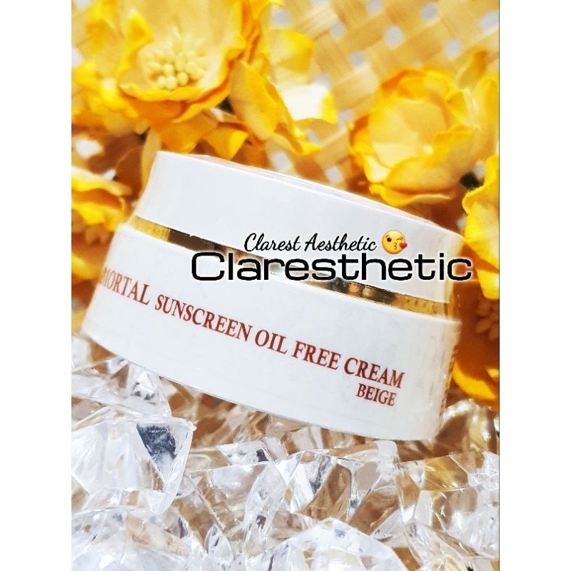 IMMORTAL SUNSCREEN OIL FREE CREAM BEIGE