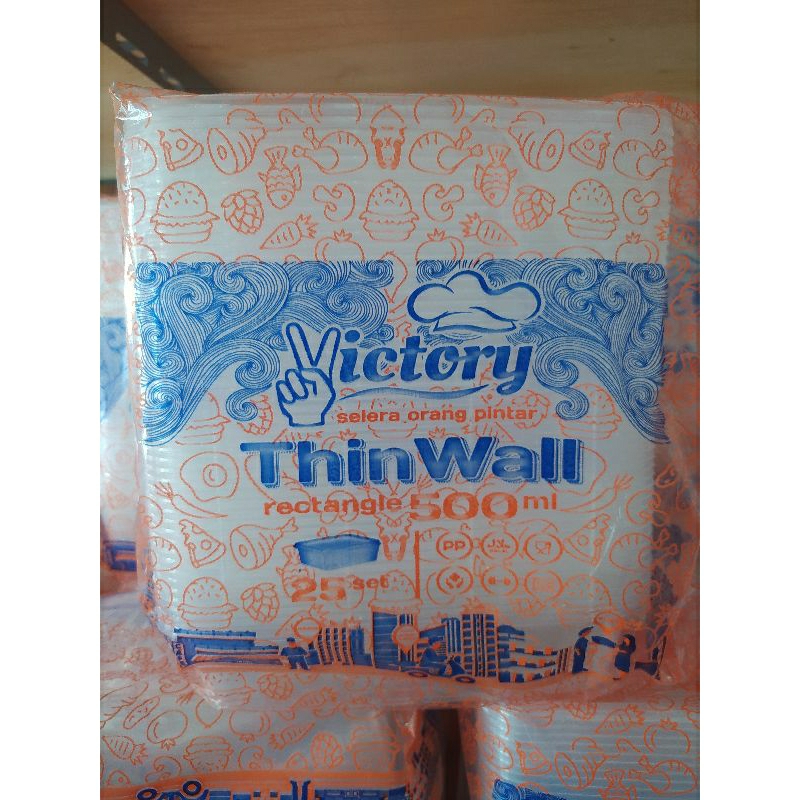 THINWALL RECTANGLE 500Ml